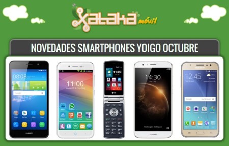 Precios Huawei G8, Huawei Y6, Galaxy J5, LG Wine smart y ZTE Blade A460 con Yoigo