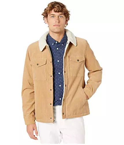 Levi's Men's Corduroy Sherpa Lined Trucker Jacket