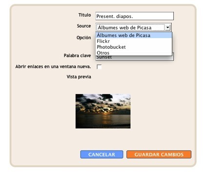 ConfiguraciÃ³n pases de diapositivas