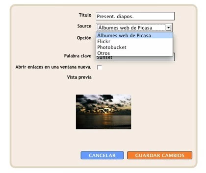 ConfiguraciÃ³n pases de diapositivas