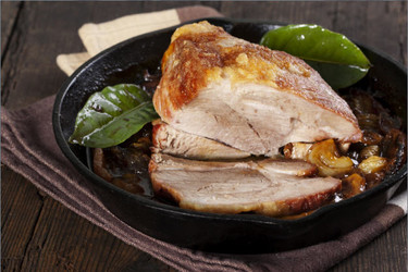 Receta de solomillo de cerdo con cebollitas caramelizadas