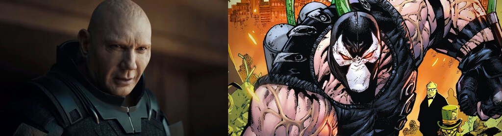 Dave Bautista casi interpreta a Bane, el villano de Batman, pero no lo hará porque es demasiado mayor Dave Bautista casi interpreta a Bane, el villano de Batman, pero no lo hará porque es demasiado mayor