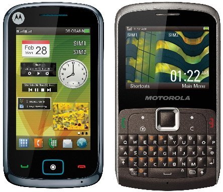Motorola prepara un par de teléfonos con doble SIM para Europa