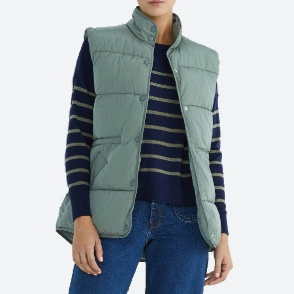 Unit Chaleco de mujer acolchado cuello alto