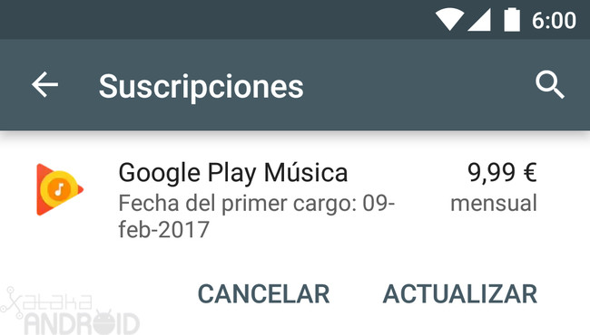 Suscripciones