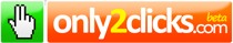 Only2Clicks, página de inicio con los enlaces favoritos