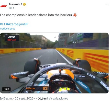 Piastri Baku F1 2025