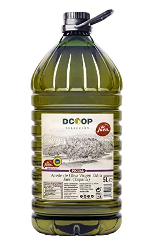 DCOOP Aceite de Oliva Virgen Extra - Variedad Picual, 5 Litros