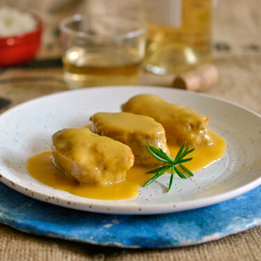 Medallones de solomillo de cerdo con salsa de naranja