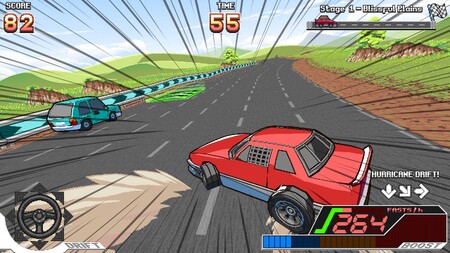 Shut Up and Drive! es la perfecta reunión entre beat'em up, plataformas, baile y conducción en un solo título arcade