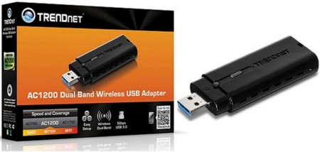 TRENDnet TEW-805UB, adaptador USB 3.0 para redes 802.11ac