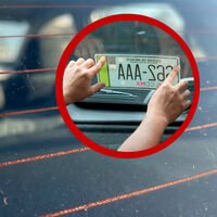 Colocar el engomado en la ventana trasera del carro es un error: no te pueden multar, pero provocarás un costoso daño 