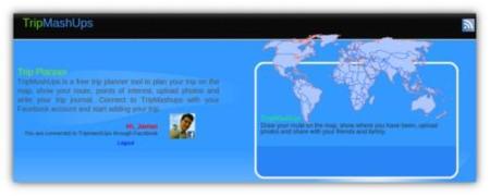TripMashUps, comparte tus rutas de viaje en Facebook