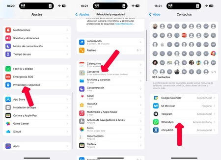 Whatsapp Ios 18 Privacidad Contactos