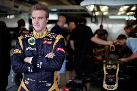 Davide Valsecchi se postula como sustituto de Romain Grosjean