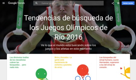 Google lanza un especial en Trends sobre los Juegos Olímpicos de Río