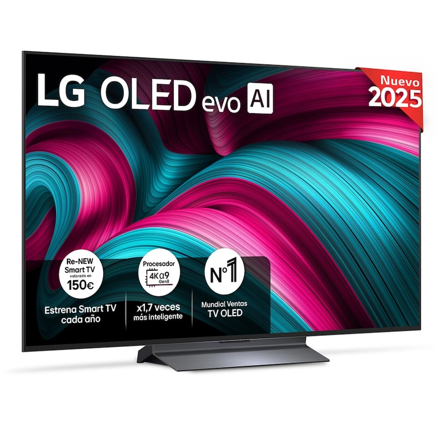 LG - TV OLED evo AI C5 139cm (55') LG OLED55C56LB, Smart TV 4K.