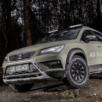 El SEAT Ateca más todoterreno es obra de JE Design: más altura, neumáticos off-road, protecciones, etc...
