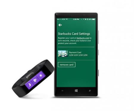 Microsoft Band también nos deja pagar el café de Starbucks