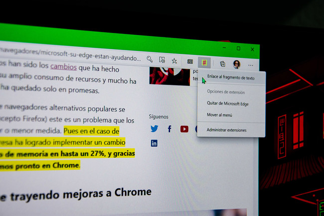 Compartir Enlace A Un Fragmento De Texto De Una Web