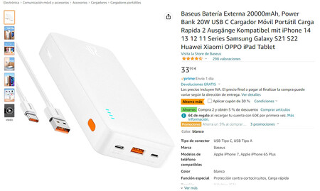 Bateria Externa Baseus