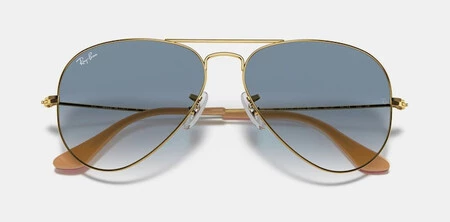 Gafas De Sol Aviador Rb3025 Doradas