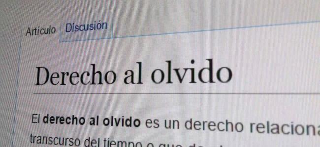 Derecho Al Olvido