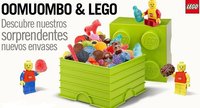 Oomuombo & Lego: chuches funcionales en envases de Lego