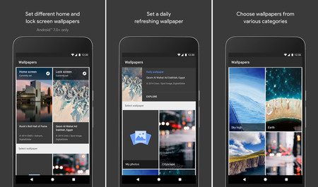 Ya disponible la nueva aplicación de fondos de pantalla de Google