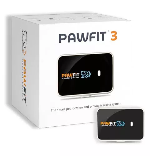 Pawfit 3 Rastreador GPS para Perros con Seguimiento en Vivo 4G, Alertas Inteligentes