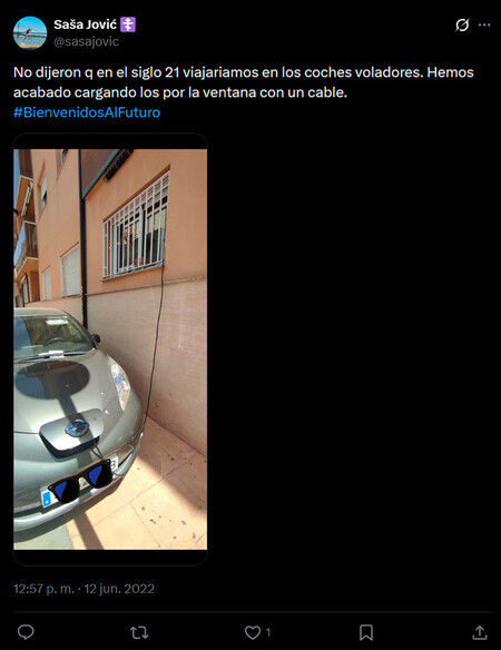 Coche Electrico Cable Casa