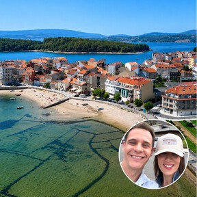 El refugio de Christian Gálvez y Patricia Pardo en Galicia con playas tranquilas y marisco fresco 