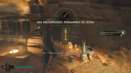 Star Wars Jedi Survivor pergaminos de jedha