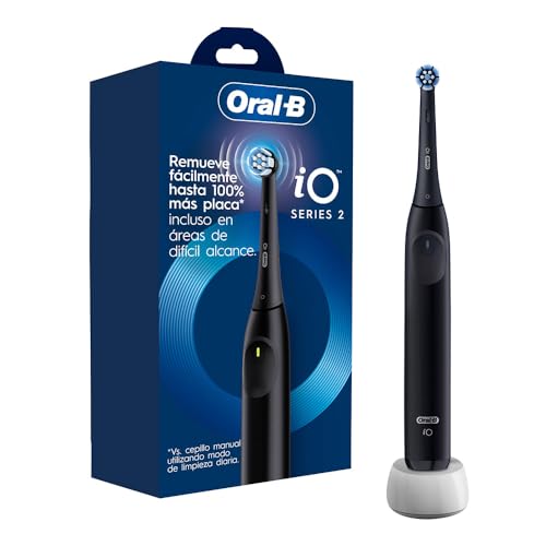 Oral B Cepillo Eléctrico Series iO2, Remueve hasta 100% más placa*, 1 Unidad