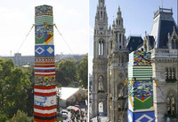 Un grupo de niños crea la torre Lego más alta del mundo