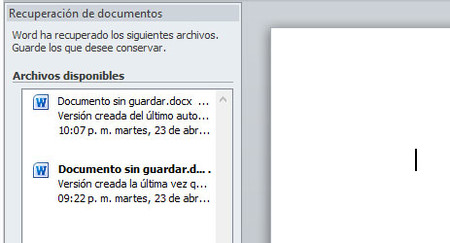 No guardé por error mi archivo de Office ¿y ahora que?