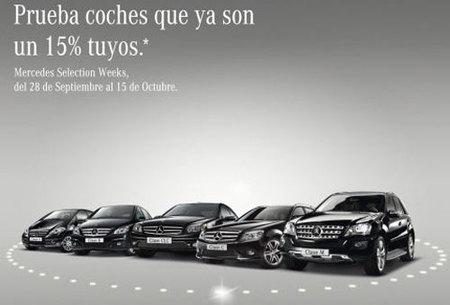 Mercedes Selection Weeks con un 15% de descuento