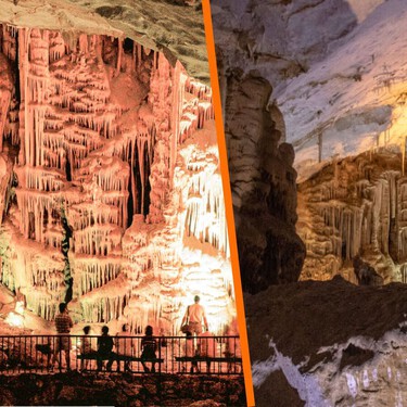 Estas grutas no son las de Tolantongo, están en Monterrey y son impresionantes: tiene hasta un "infierno"