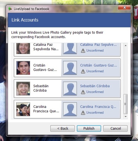 LiveUpload 2.0, sube fotos a Facebook desde Windows Live Photo Gallery