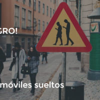Suecia, donde las señales de tráfico avisan de peatones absortos en sus smartphones