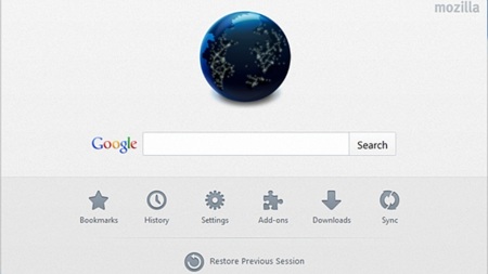 Así será la nueva página de inicio de Firefox