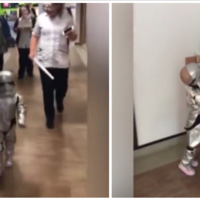 Derrota el cáncer y lo celebra disfrazada de soldado imperial, como símbolo de su fuerza y lucha por la vida