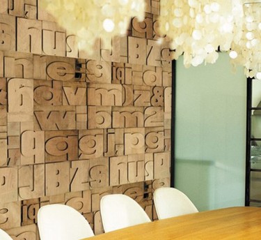 Papel de pared inspirado en la imprenta