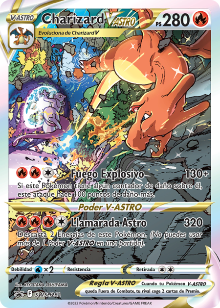Charizard V Astro Swsh Promo 262 Tcg