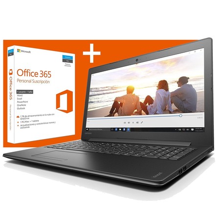 Oferta Flash: portátil Lenovo 310, con 12GB de RAM y Office 365, por 399 euros