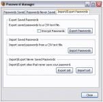 Password Exporter, extensión para Firefox