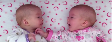 ¡Para comérselas! La charla entre unas gemelas de tres meses a pleno balbuceo
