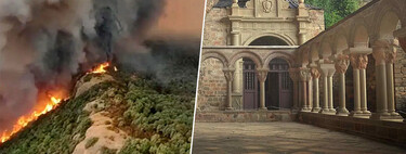 Aragón no solo ha perdido 10.000 hectáreas calcinadas en un incendio: San Juan de la Peña ha estado a punto