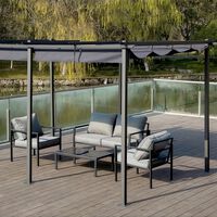 Carrefour tiene la pérgola de jardín que mejor protege del sol con diseño elegante y casi un 50% de descuento  