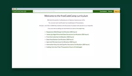 Freecodecamp 無料でプログラミングを学ぶ